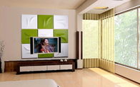 مد PU 3D تزئینی دیوار پانل برای اتاق خواب / هتل / KTV