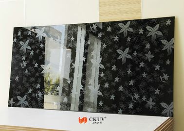 سفید / قرمز / پانل های سیاه برجسته 3D MDF انجمن داخلی تزئینی دیوار