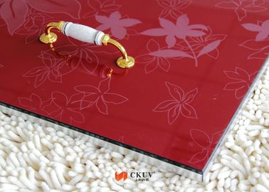 سفید / قرمز / پانل های سیاه برجسته 3D MDF انجمن داخلی تزئینی دیوار
