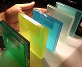 مات و روکش ایمنی شیشه ای رنگی PVB لایه چند لایه شیشه ای